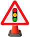 Triangle Cone Sign - Traffic Signals Ahead - 543 (4298891001890)