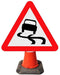 Triangle Cone Sign - Slippery Road Surface Ahead - 557 (4298888249378)