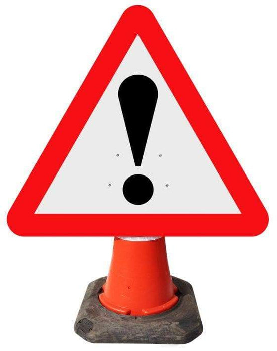 Triangle Cone Sign - Warning Other Danger ! - 562 (4298892804130)