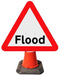 Triangle Cone Sign - Flood - 554 (4298895458338)