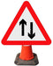 Triangle Cone Sign - Two-way Traffic - 521 (4298897621026)