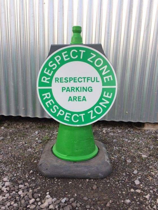 Circle Cone Sign - Respect (4308435828770)