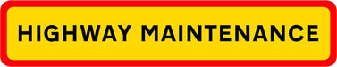 HGV Marker Board Highway Maintenance (4101184520226)