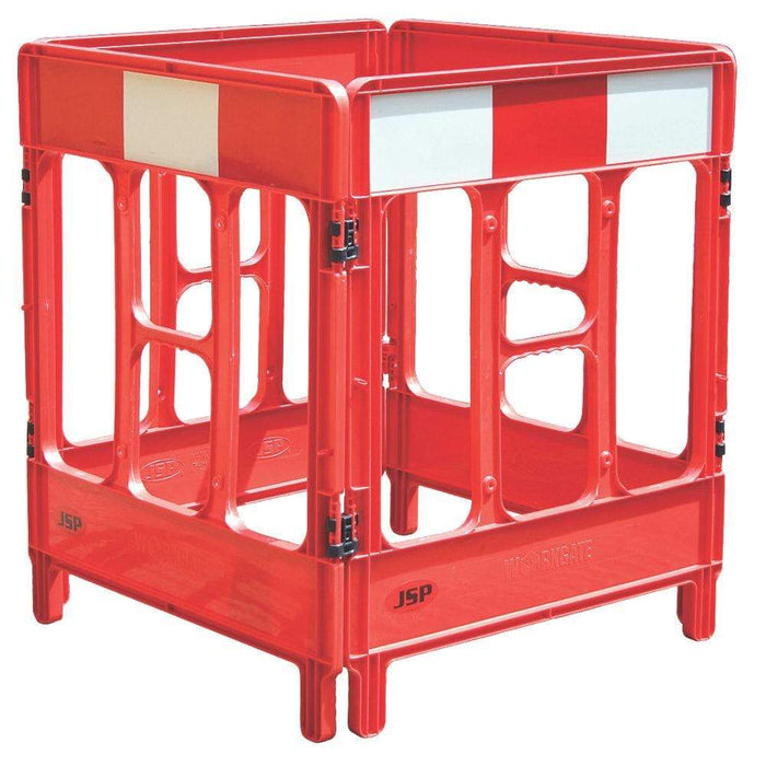 Workgate Barrier Red & White 4-Gate