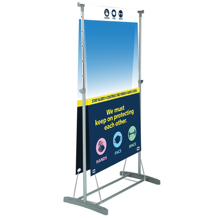 Portable Lightweight Sneeze Screen - Protect Signs