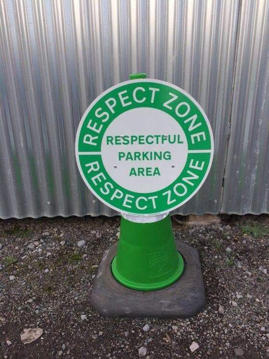 Circle Cone Sign - Respect (4308430979106)