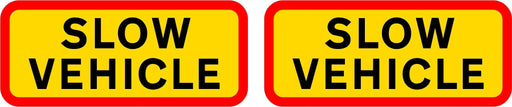 HGV Marker Board Slow Vehicle -1 pair (4101182423074)