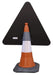 Triangle Cone Sign - Slippery Road Surface Ahead - 557 (4298888249378)
