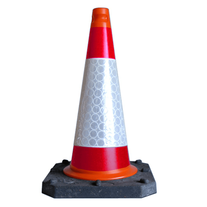Pack of 10 - 500mm Bigfoot Fully Reflective Cone