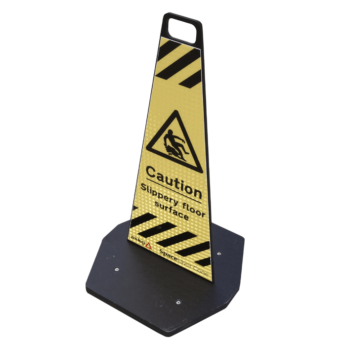 500mm 2 Part Reflective Delineator - Caution Slippery Floor Surface