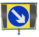F2 Flexible Fold-Away Sign - Directional 610 Arrow - Protect Signs