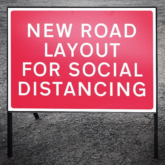 New Road Layout Sign