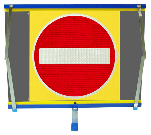 F2 Flexible Fold-Away Sign - No Entry - Protect Signs