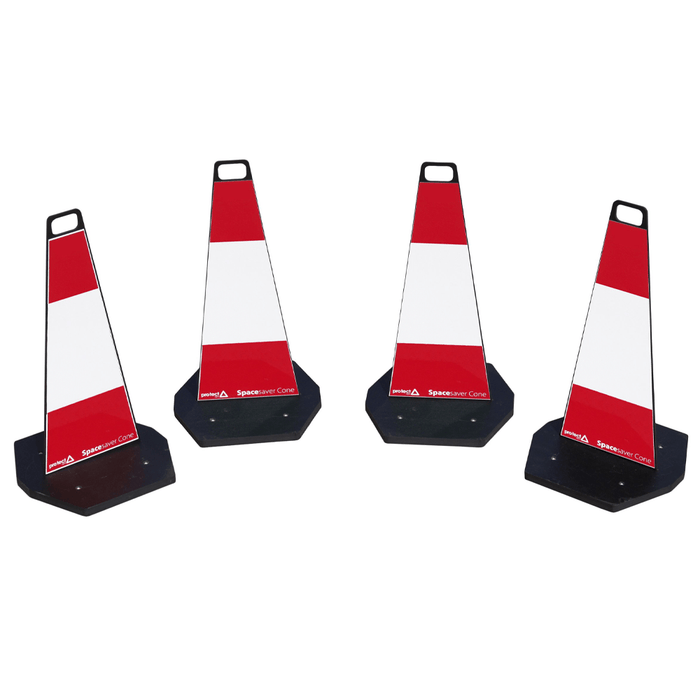 500mm 2 part Reflective Delineator - Red/White- Pack of 4